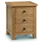 Marlborough 3 Drawer Bedside