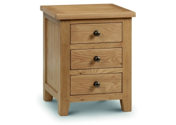 Marlborough 3 Drawer Bedside